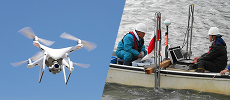 三次元測量 ― 道路台帳の作成、深浅測量