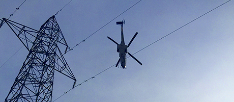 送電線調査測量工事